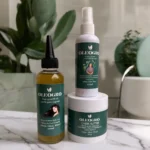 Oleogro women hair growth set with Hair Growth Oil, Magic Water and Chebe Butter
