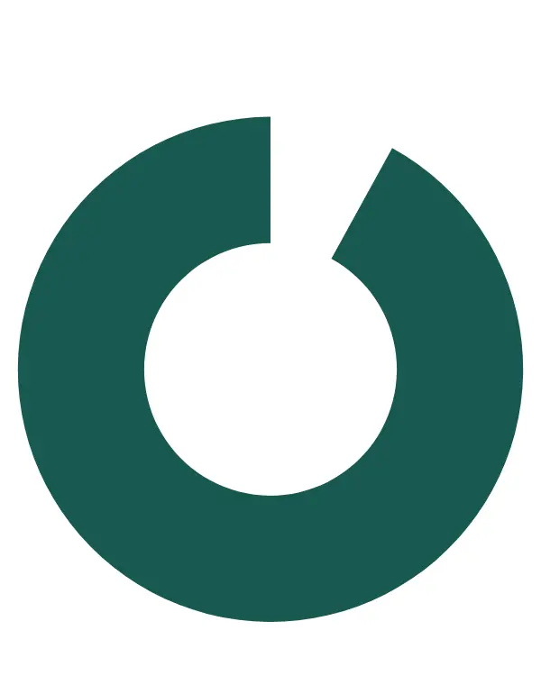 Circular statistic icon showing 92%