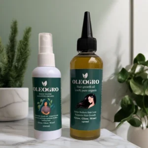 Oleogro women hair growth oil and Magic Water duo